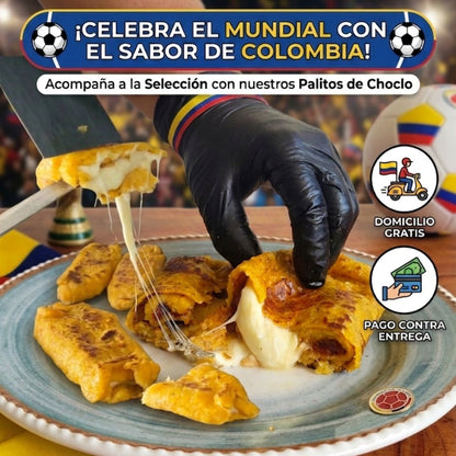 15 Palitos de maíz chocolo + 2 Paquetes de arepas x5 und GRATIS